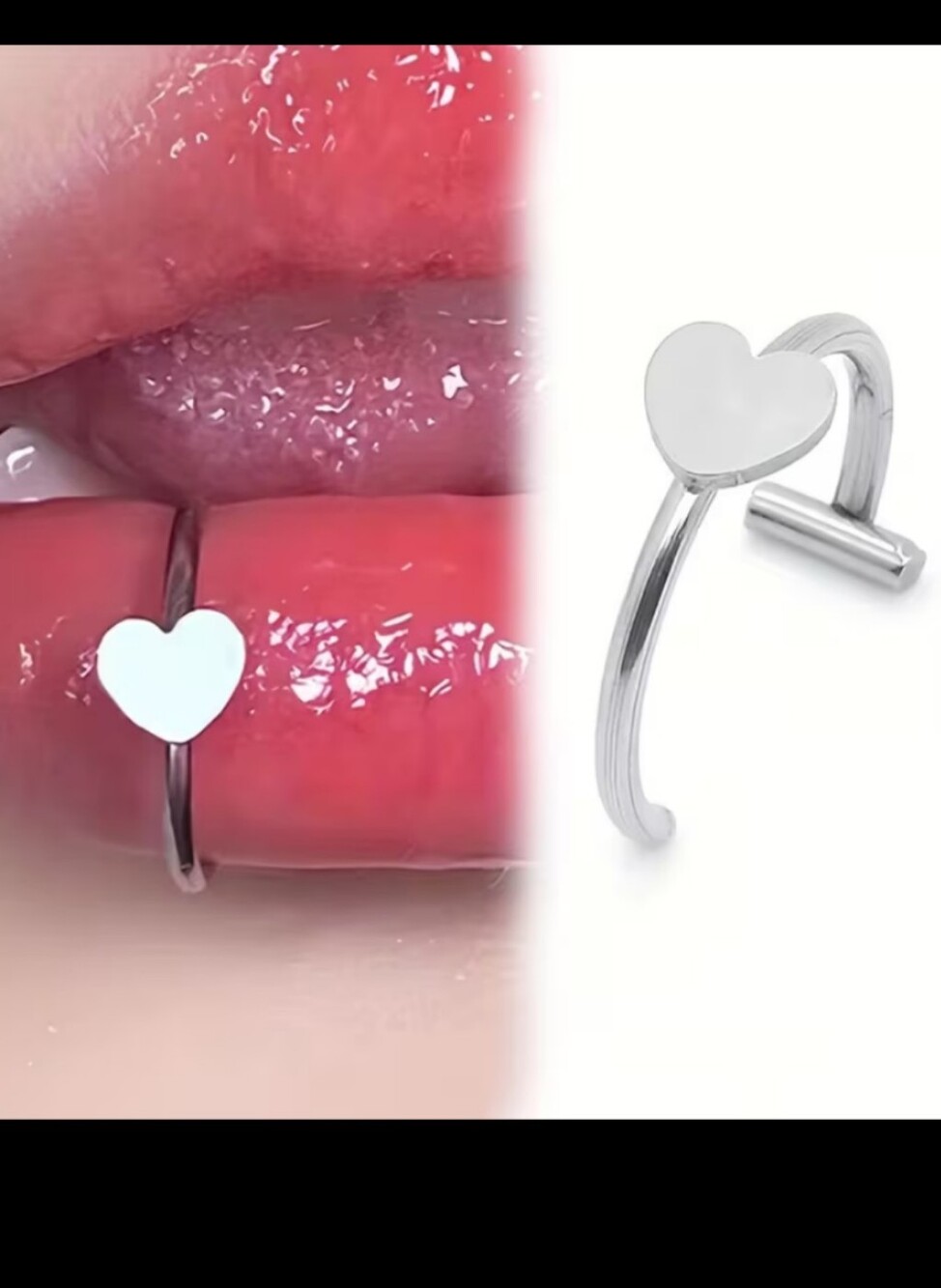 Fake Lip Rings - 3-Pack - Picture 3 of 7
